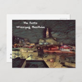 Briefkaart The Forks Winnipeg, MB. (Voorkant / Achterkant)