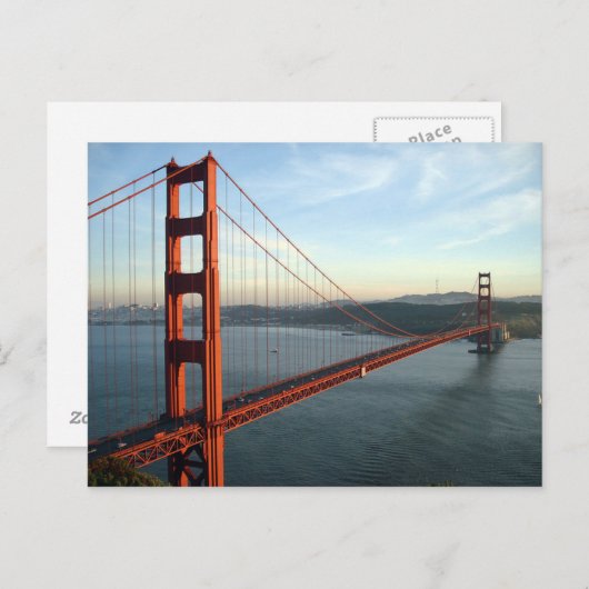 Briefkaart The Golden Gate Bridge, San Francisco U (Voorkant / Achterkant)