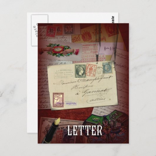 briefkaart "The Letter" Limmand (Voorkant / Achterkant)