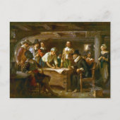 Briefkaart The Mayflower Compact Ferris 1620  (Voorkant)