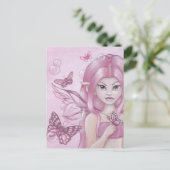 briefkaart "The Peony Fairy" (Staand voorkant)