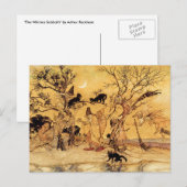Briefkaart: The Witches Sabbath - Halloween Art Briefkaart (Voorkant / Achterkant)