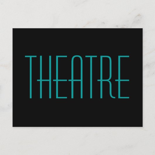 Briefkaart theater (Voorkant)