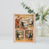 Briefkaart- theater Magische reclame Briefkaart (Staand voorkant)