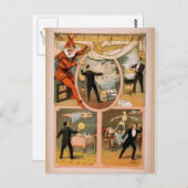 Briefkaart- theater Magische reclame Briefkaart (Voorkant / Achterkant)