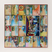  BRIEFKAART THEMA LEGPUZZEL (Horizontaal)