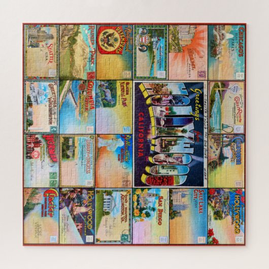  BRIEFKAART THEMA LEGPUZZEL (Horizontaal)