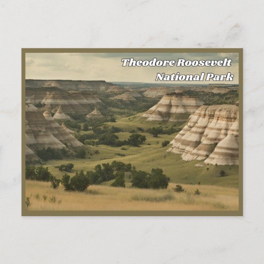  Briefkaart Theodore Roosevelt National Park (Voorkant)