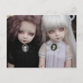 Briefkaart Thora en Rune naast elkaar (Voorkant)