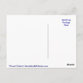 briefkaart "Throat Chakra" (Achterkant)