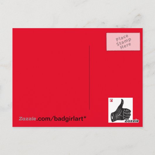 Briefkaart thuis (Achterkant)