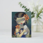 briefkaart "Tiger Lily, Tiger Nautilus" (Staand voorkant)