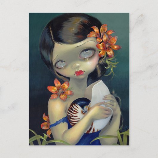 briefkaart "Tiger Lily, Tiger Nautilus" (Voorkant)