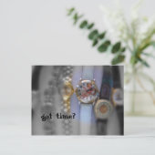 Briefkaart tijd (Staand voorkant)