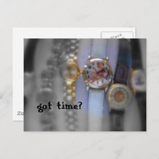 Briefkaart tijd (Voorkant / Achterkant)