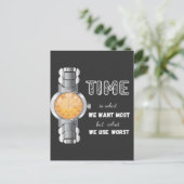 Briefkaart Tijdelijk Inspirerend prijsopgave (Staand voorkant)