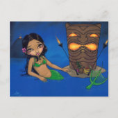 briefkaart "Tiki Mermaid" (Voorkant)
