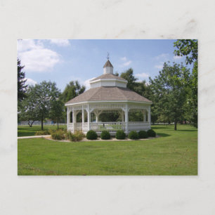 Briefkaart- Tipton Indiana Gazebo Briefkaart