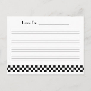 Briefkaart  toaster Recipe Card