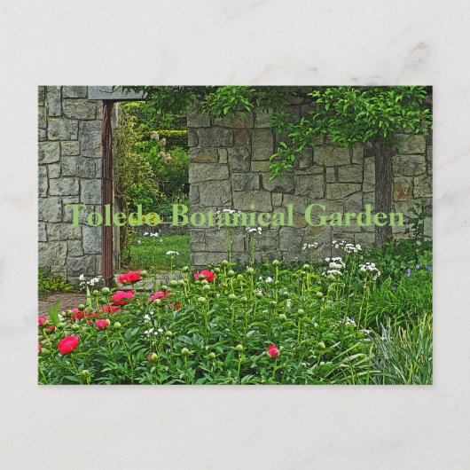 briefkaart, TOLEDO BOTANICAL GARDEN Briefkaart (Voorkant)
