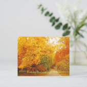 BRIEFKAART/TOLEDO BOTANISCHE TUIN/HERFSTPAD BRIEFKAART (Staand voorkant)