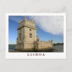 briefkaart "Torre de Belem, Lisboa"