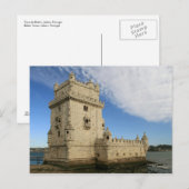 briefkaart "Torre de Belem, Lisboa" (Voorkant / Achterkant)