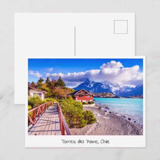 Briefkaart Torres del Paine (Voorkant / Achterkant)