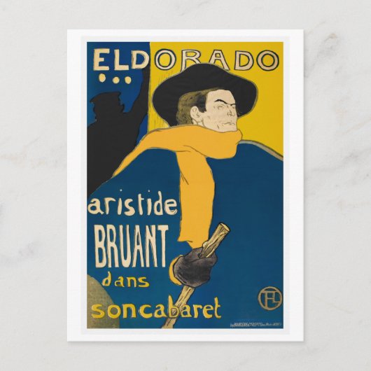 Briefkaart Toulouse-Lautrec (Voorkant)
