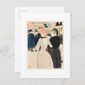 BRIEFKAART : TOULOUSE - LAUTREC : LA GOULUE (Voorkant / Achterkant)