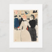 BRIEFKAART : TOULOUSE - LAUTREC : LA GOULUE (Voorkant)