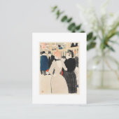 BRIEFKAART : TOULOUSE - LAUTREC : LA GOULUE (Staand voorkant)