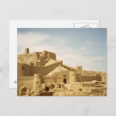 Briefkaart Tower en fort van Bam, Iran (Voorkant / Achterkant)