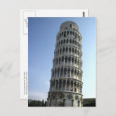 briefkaart "Tower of Pisa, Italië" (Voorkant / Achterkant)