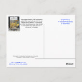 Briefkaart trackmobile Railcar Mover Locomotive (Achterkant)