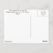 briefkaart "Tranquil Zee" (Achterkant)