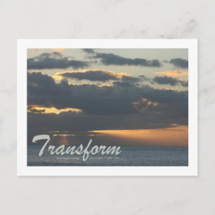 Briefkaart "Transformeren"