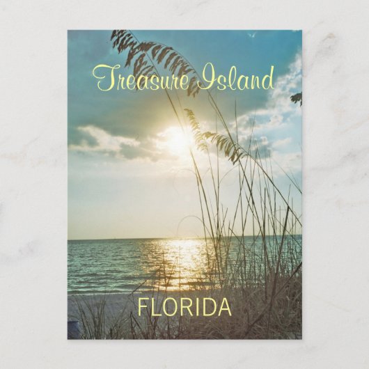 Briefkaart Treasure Island Florida (Voorkant)