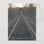 Briefkaart treinsporen (Voorkant)