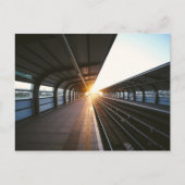 Briefkaart treinstation (Voorkant)