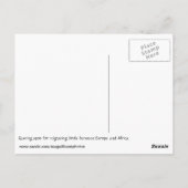 Briefkaart trekvogels (Achterkant)