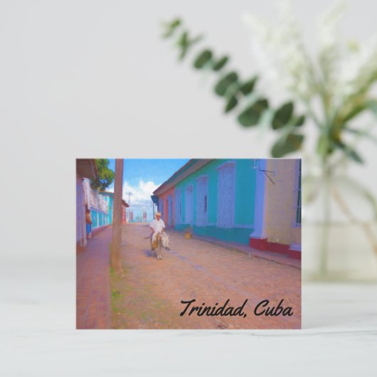 Briefkaart Trinidad Cuba (Staand voorkant)