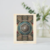 Briefkaart Triskelion Mandala (Staand voorkant)