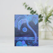 Briefkaart - Tropisch moonlicht (Staand voorkant)