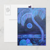 Briefkaart - Tropisch moonlicht (Voorkant / Achterkant)