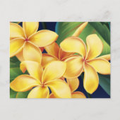 Briefkaart Tropisch Paradise Plumeria (Voorkant)