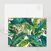 briefkaart tropische groene bladeren (Voorkant / Achterkant)