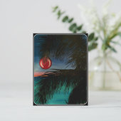 briefkaart "Tropische kerstochtend" (Staand voorkant)