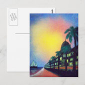 Briefkaart Tropische Nights (Voorkant / Achterkant)