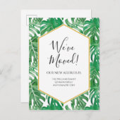 Briefkaart Tropische Waterverf Verplaatsende Aanko (Voorkant / Achterkant)